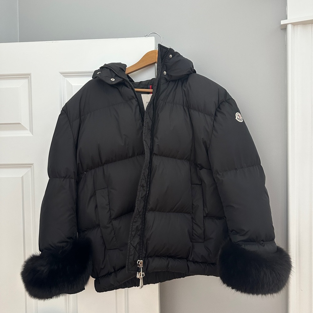 Moncler Puffer with Fur Sleeve (removable)